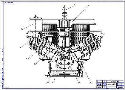 Компрессор КТ-6 чертеж