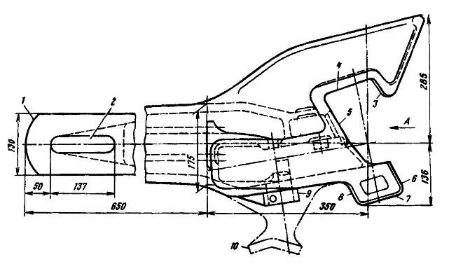 Корпус автосцепки СА-3